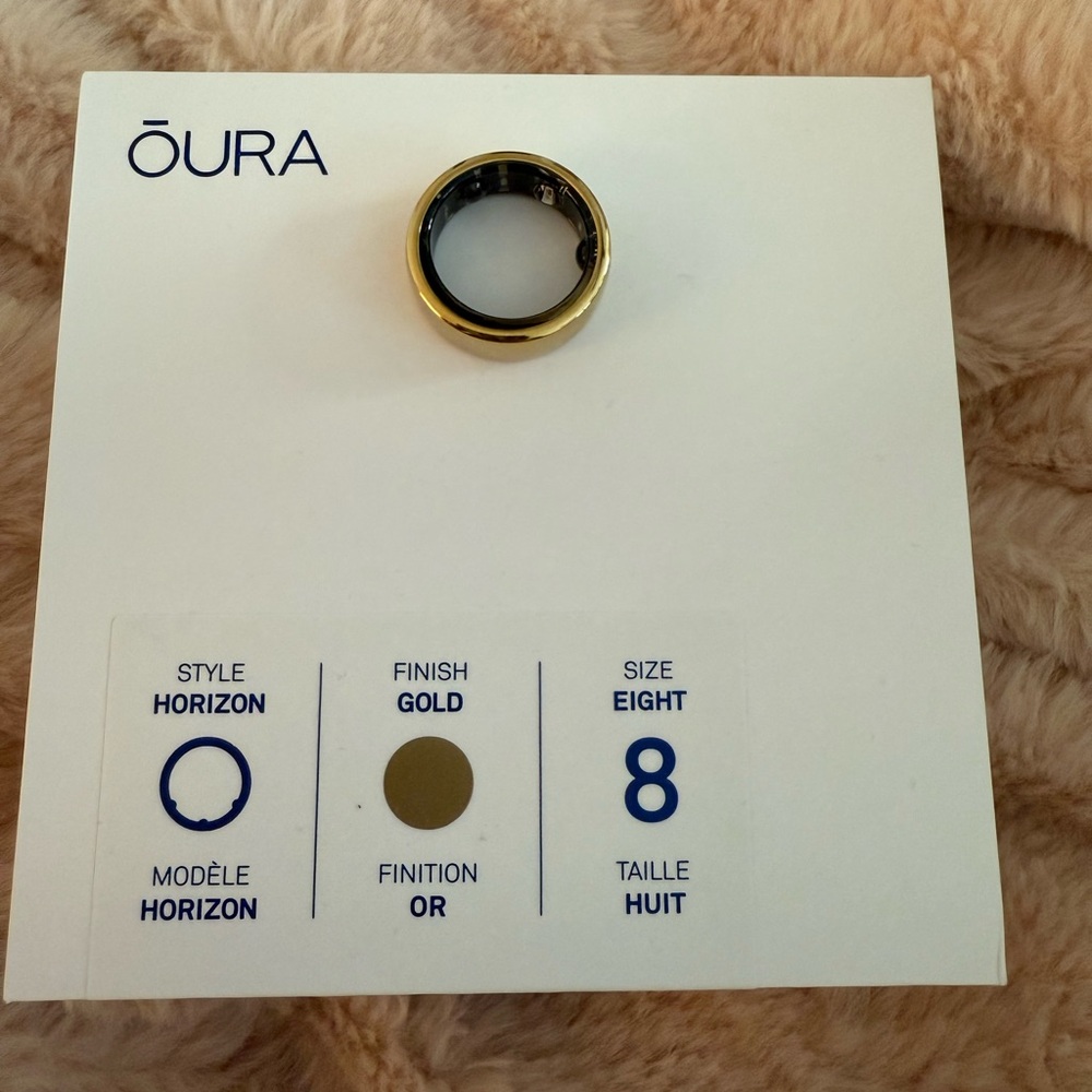 Oura Gold horizon ring  Size 8 gen 3
